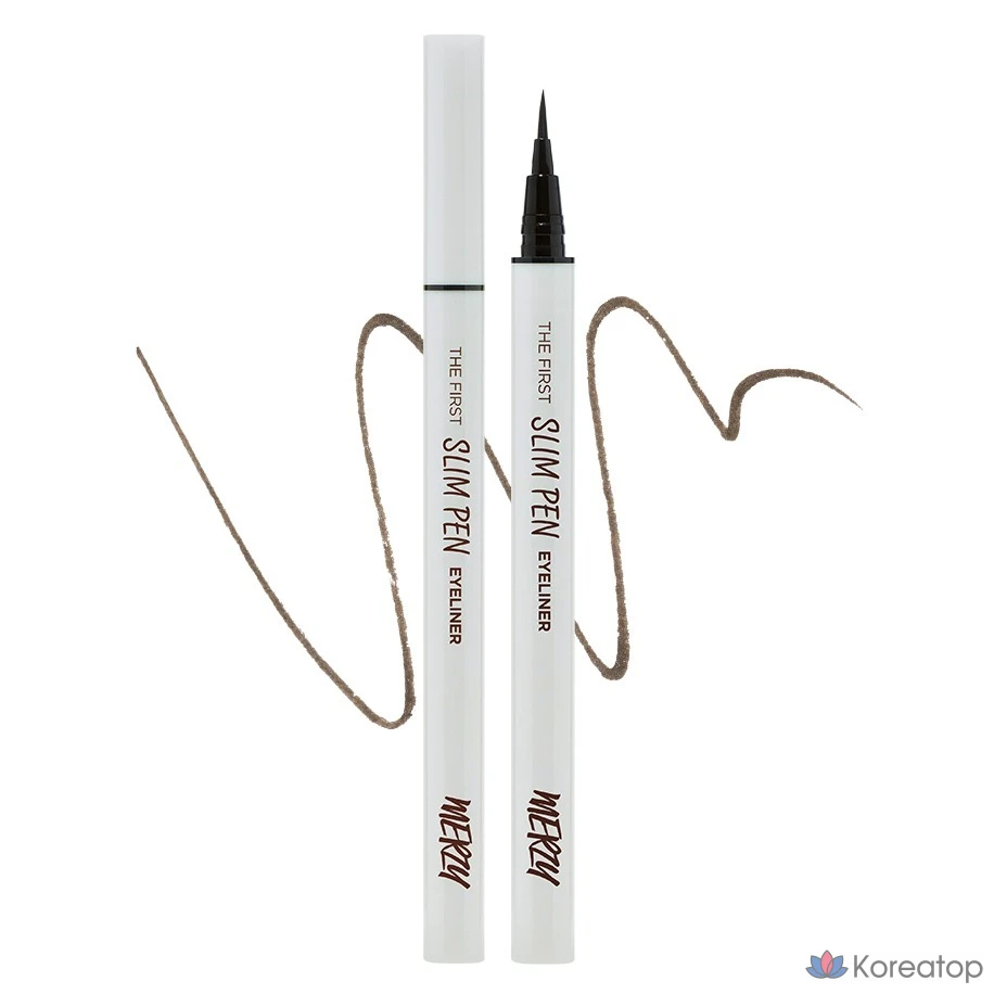 Подводка для глаз MERZY the First Slim Pen Eyeliner 0.45g, SP2 Choco Fudge, 1 шт.