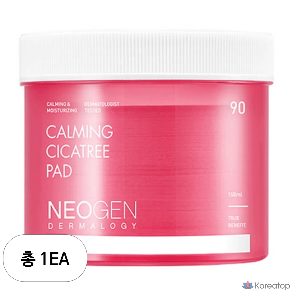 Тонизирующие подушечки Neogen Calming Cicatree, 90 листов, 1 упаковка.