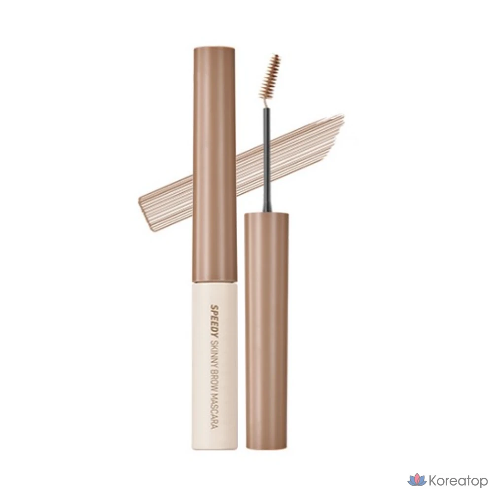 Тушь для ресниц Perifera Speedy Skinny Brow Mascara, 1шт, 06 Beige Ash Бежево-пепельная