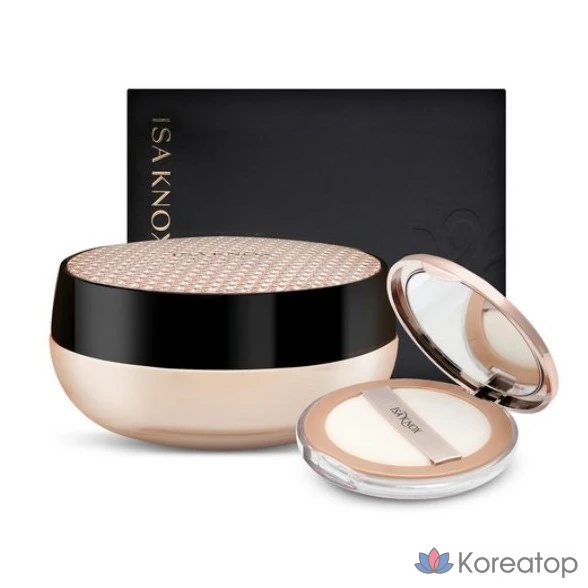 Пудра для фиксации макияжа Isa Knox Cover Supreme Rich Essence Setting Powder, 30 г, оттенок Natural Beige, 1 шт.