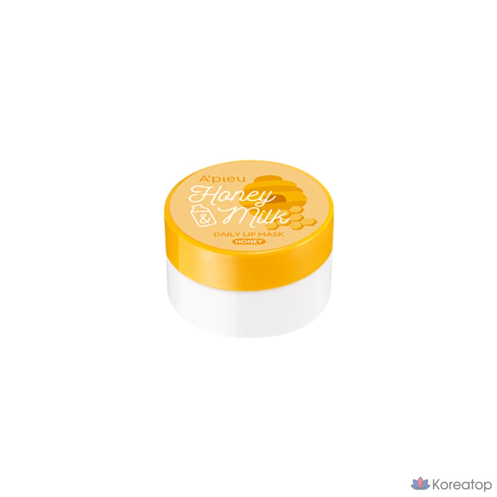 Бальзам для губ A'Pieu Honey &amp; Milk Daily Lip Mask, оттенок Honey, 6 г, 1 шт.
