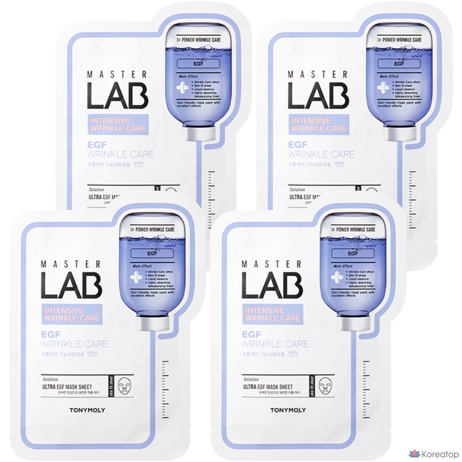 Тканевая маска для лица Tony Moly Master Lab EGF Mask Sheet, 19 г, 4 шт.