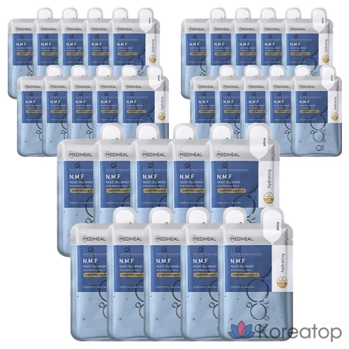 Тканевая маска для лица MEDIHEAL NMF Nude Gel Mask, 30 шт.