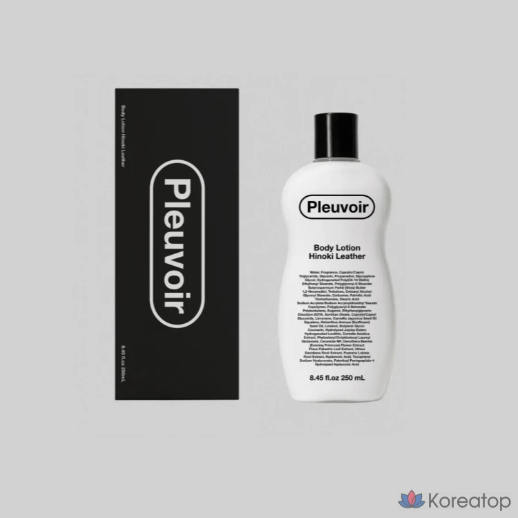 Лосьон для тела Pleuvoir Hinoki Leather, 250 мл, 1 шт.