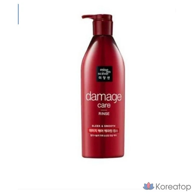 Ополаскиватель для волос Mise en Scene Damage Care Rose Protein Rinse 680, 680 мл, 1 шт.