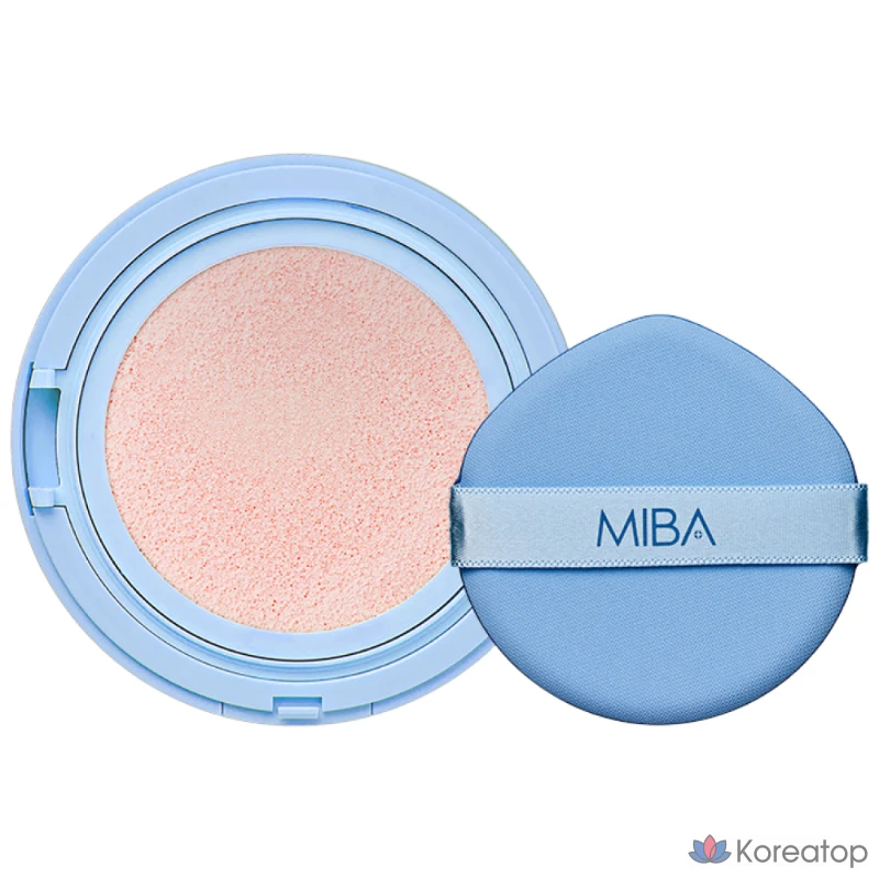 Кушон MIBA Ion Calcium Calamine Tone Up Sun Cushion Refill, оттенок 21, SPF50+ PA++++, 1 шт.