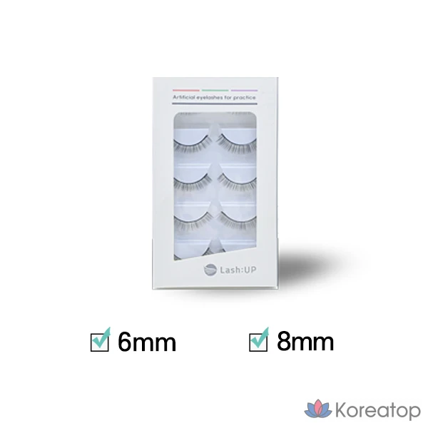 Тренировочные искусственные ресницы Lash:Up, 1 шт.