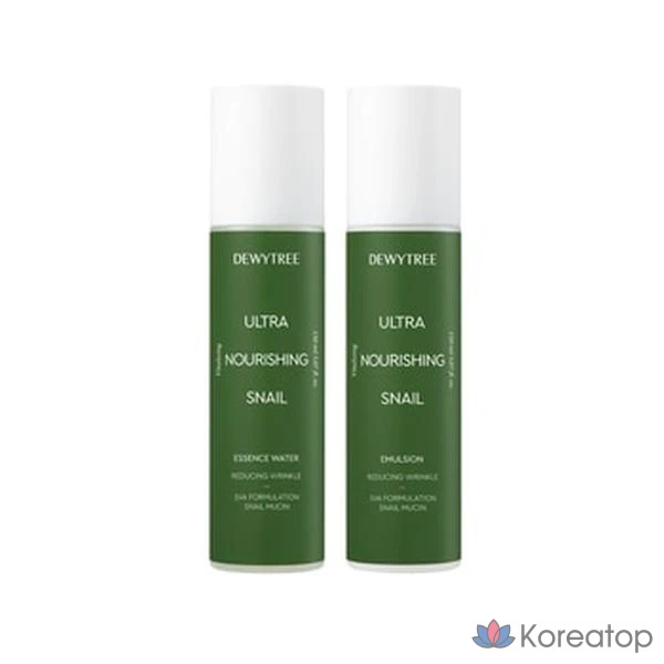 Набор для ухода Dewytree Ultra Nourishing Snail Essence + Emulsion, 150 мл, 1 шт.