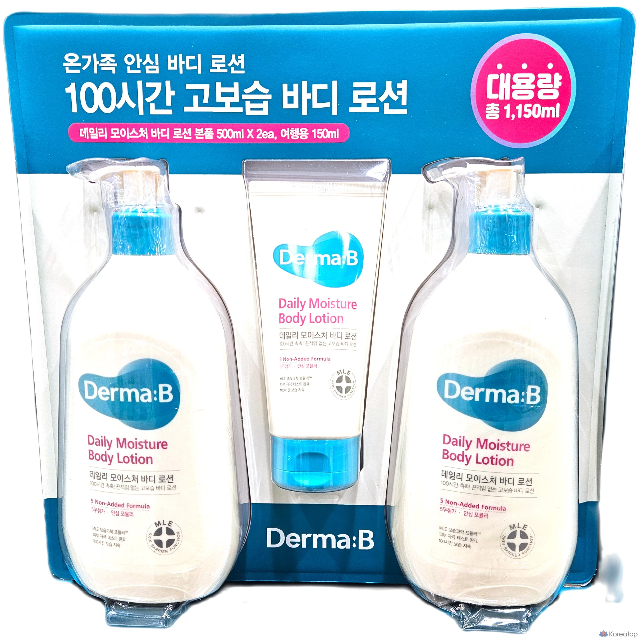 Увлажняющий лосьон для тела DERMA:B Moisture Body Lotion, 1.15 л, 1 шт.