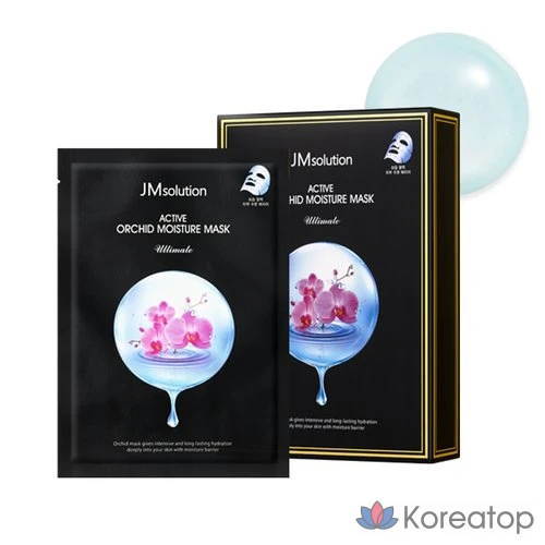 Тканевая маска для лица JM Solution Active Orchid Moisture Mask Ultimate, 30 мл, 20 шт.
