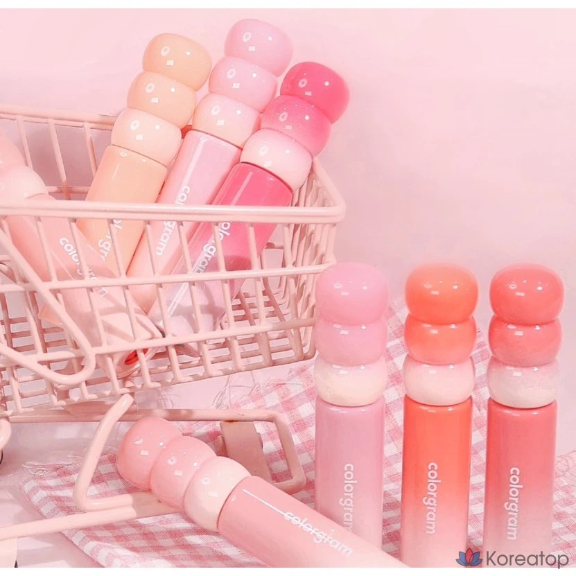 Тинт для губ Colorgram Moist Fit Warm Tone Cool Tone Tanghulu Tingle Tint, оттенок 01, 3 г, 1 шт.