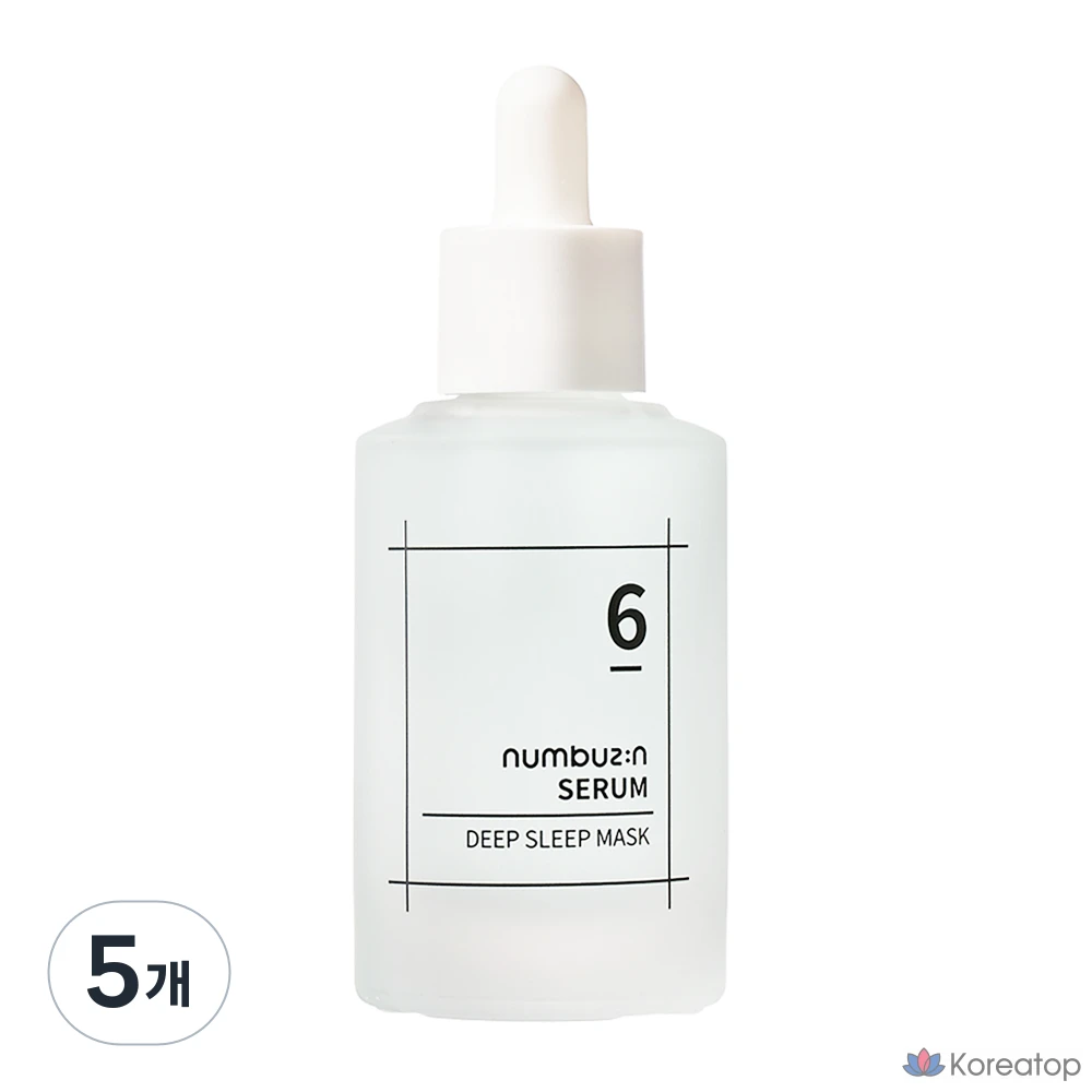 Тканевая маска для лица Numbuzin No.6 Deep Sleep Mask Pack Serum, 50 мл, 5 шт.
