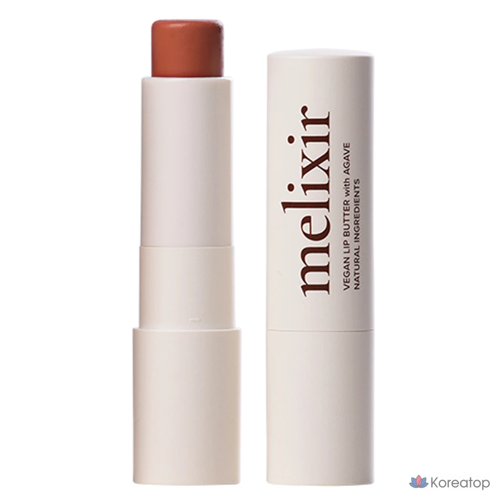 Бальзам для губ Melixir Vegan Lip Butter, оттенок Caramel, 3.9 г, 1 шт.