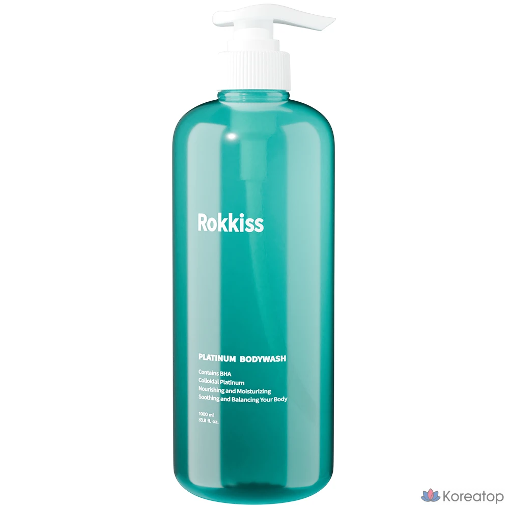Гель для душа Rokkiss Platinum Mild Acid Body Wash, 1 л, 1 шт.