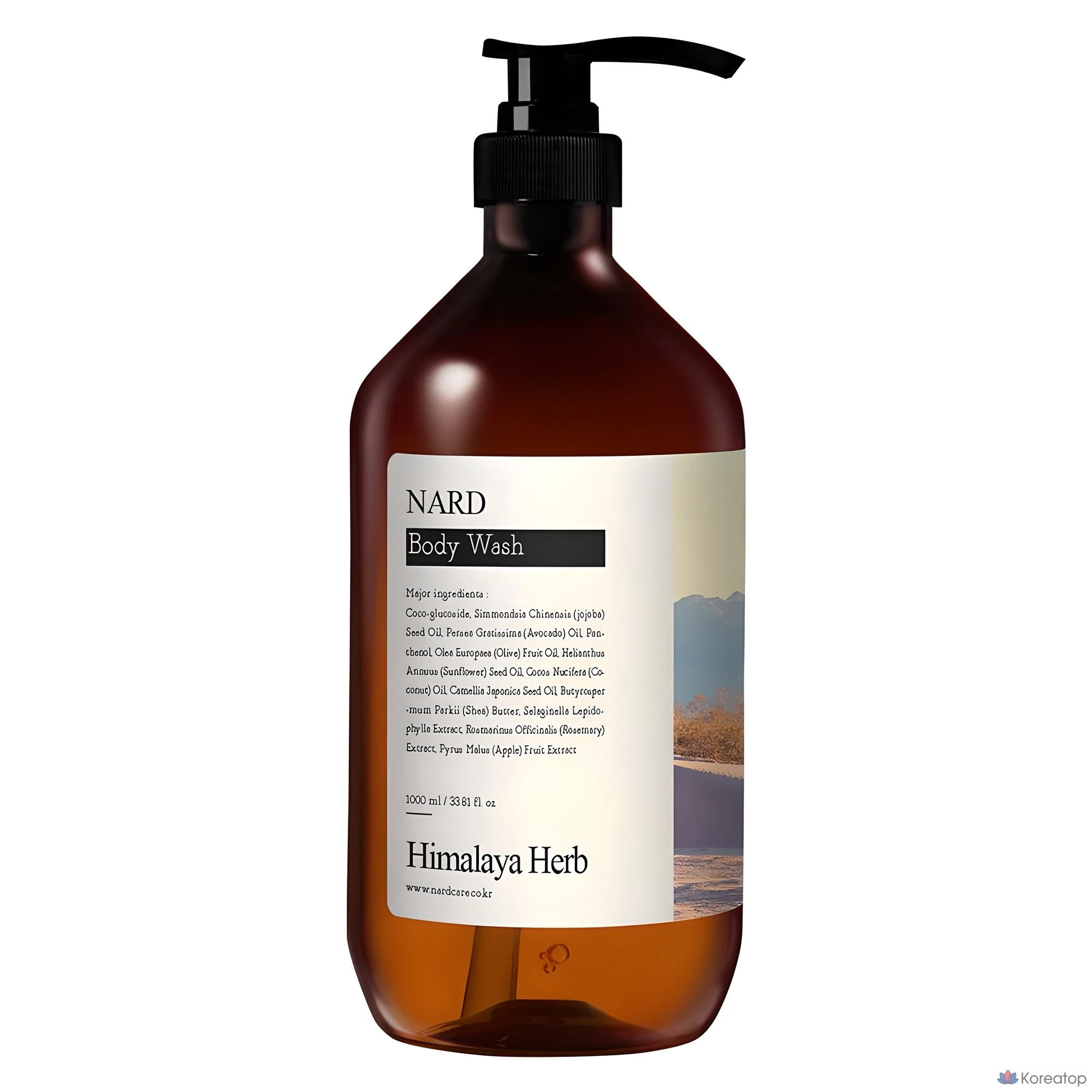 Парфюмированный гель для душа NARD Refresh со свежей лавандой, 1 л, 1 шт.