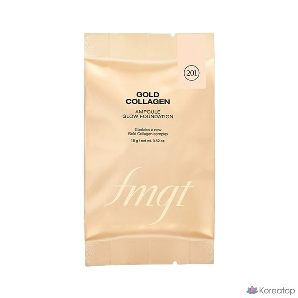 Легкая тональная основа Gold Collagen Ampoule Light (пополнение), 15 г, темно-бежевый, 1 шт