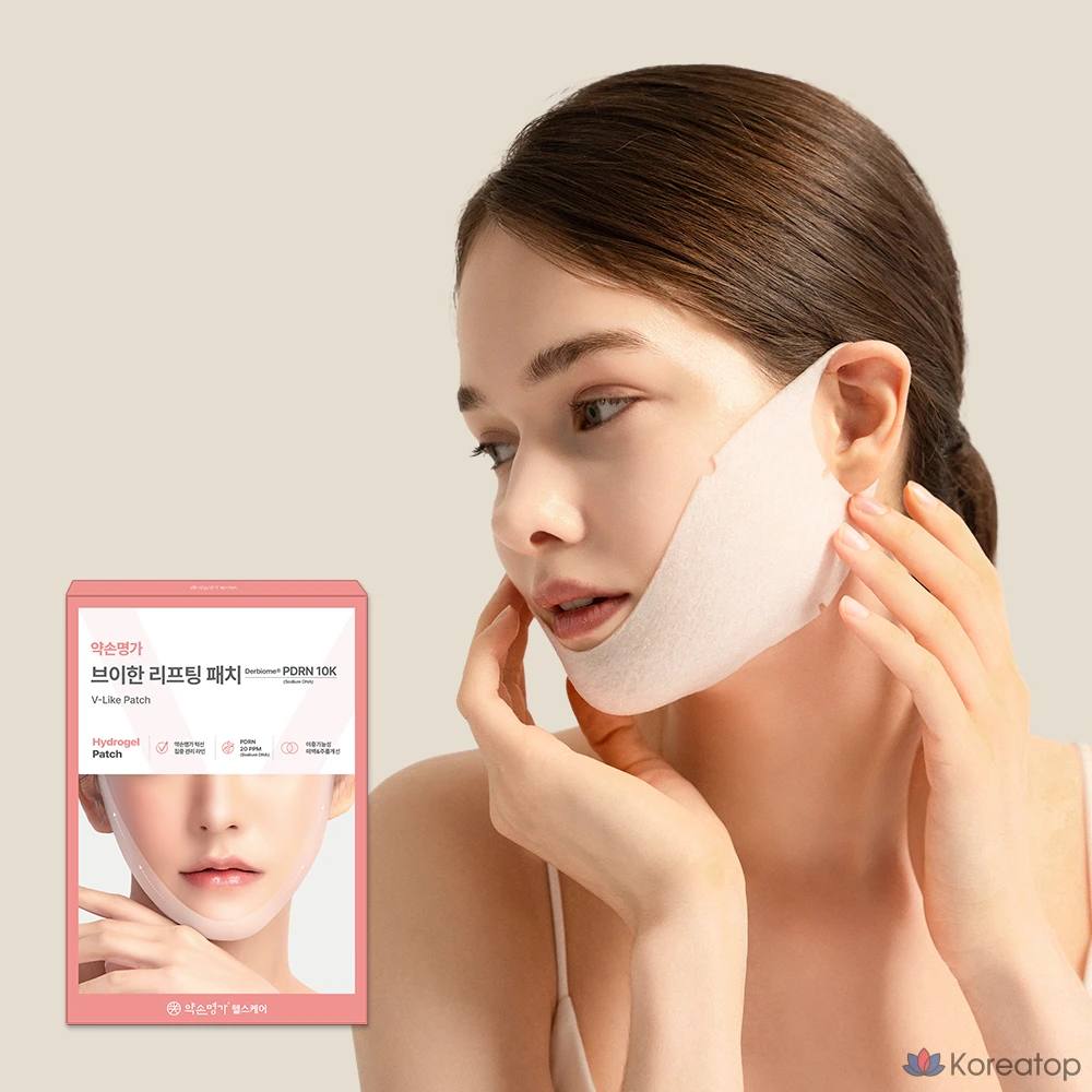 Пластыри LOLO SKINNY V-Han Lifting Patch для коррекции линии челюсти и разглаживания морщин, 1 упаковка.