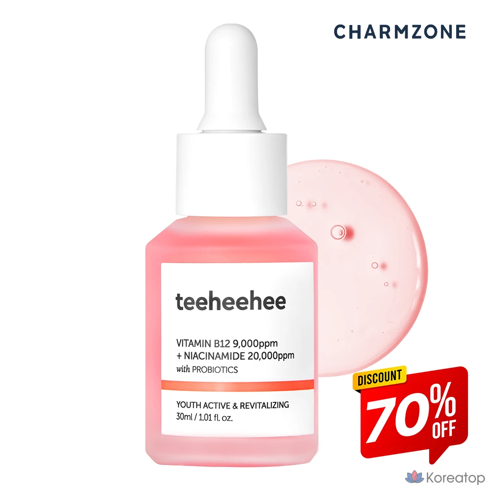 Сыворотка для повышения эластичности и разглаживания морщин Charmzone Tihihi с витамином B12, 1 шт., 30 мл