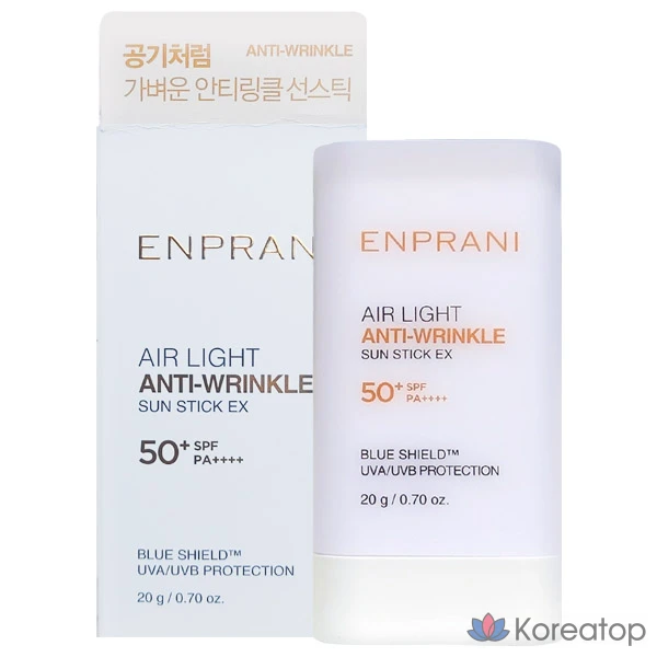 [Влажный] Солнцезащитный крем Enprani Air Light от морщин IEX, 20 г, 1 шт