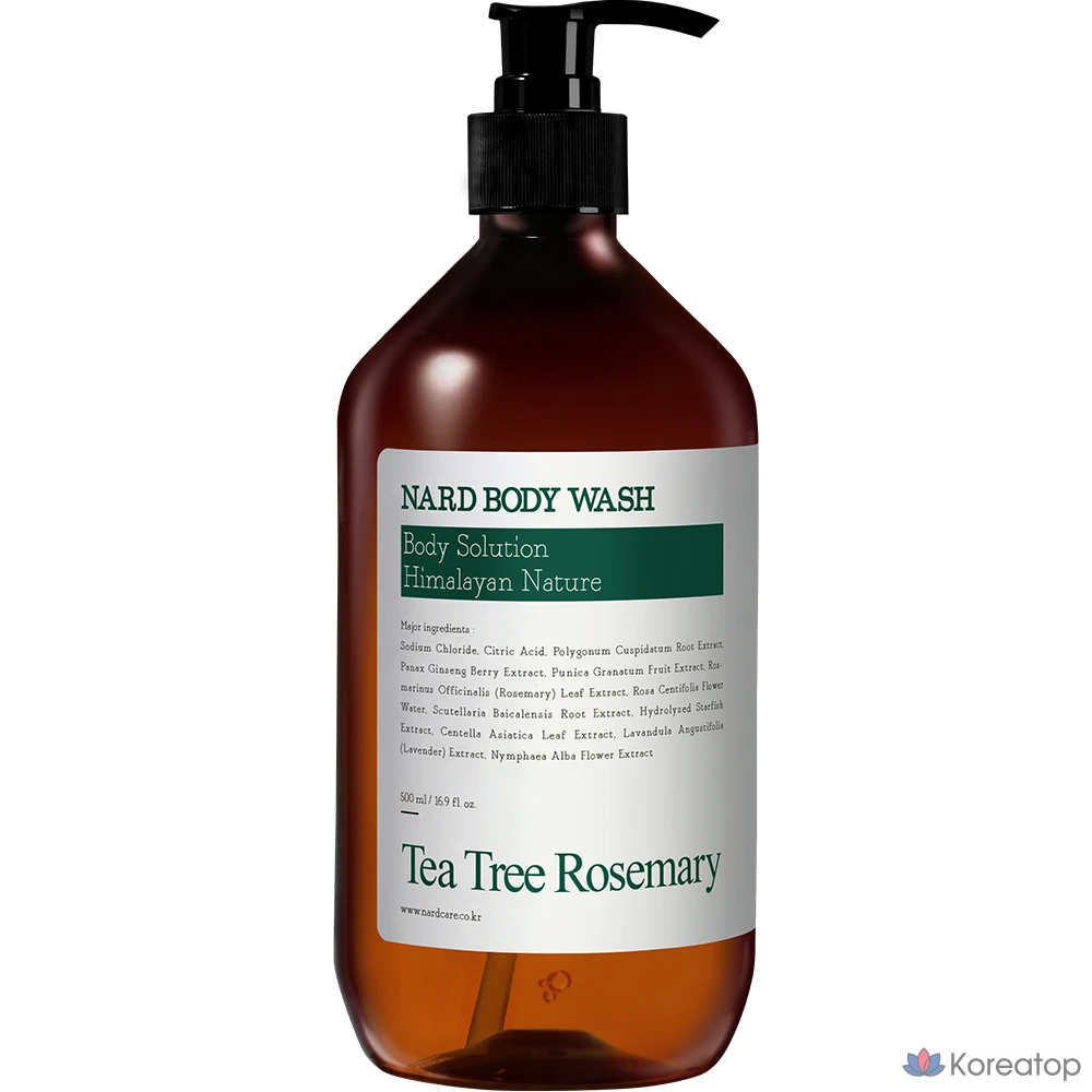 Гель для душа NARD Bouquet Garni с маслом чайного дерева и розмарина, 500 мл, 1 шт.