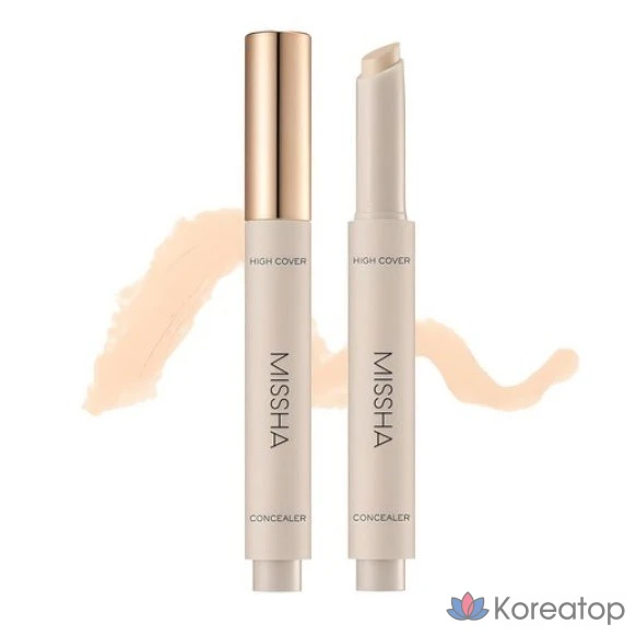Консилер Missha High Cover Stay Stick Concealer, оттенок 21 Vanilla, 2.8 г, 1 шт.