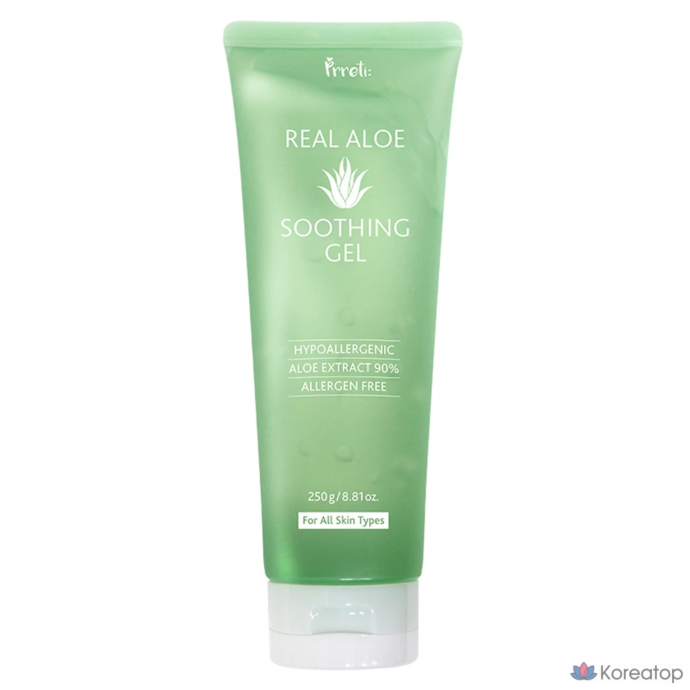 Успокаивающий гель с алоэ вера Prreti Real, 1 шт., 250 г
