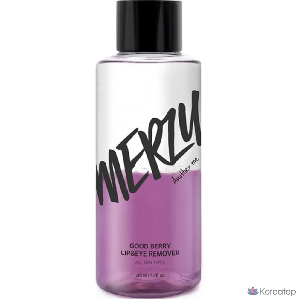 Средство для снятия макияжа с губ и глаз MERZY Good Berry, 1 шт., 210 мл