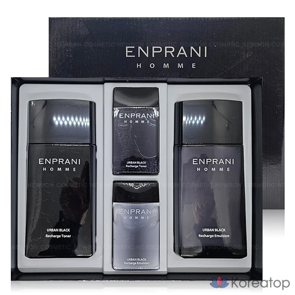 Набор для ухода Enprani Homme Urban Black Special Basic 2-piece Set, 1 шт.