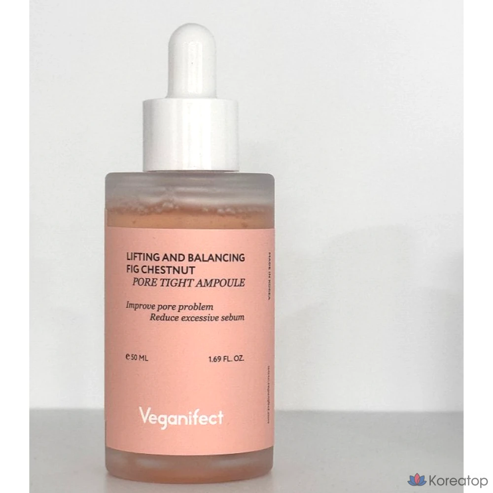Ампульная сыворотка Veganifect Lifting &amp; Balancing Muham Pore Tight Ampoule, 50 мл, 1 шт.