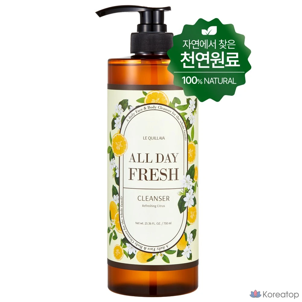 Гель для душа Happy Bath Natural с мягкой кислотностью, освежающий в течение всего дня, натуральный цветочный аромат, 1 шт., 750 мл