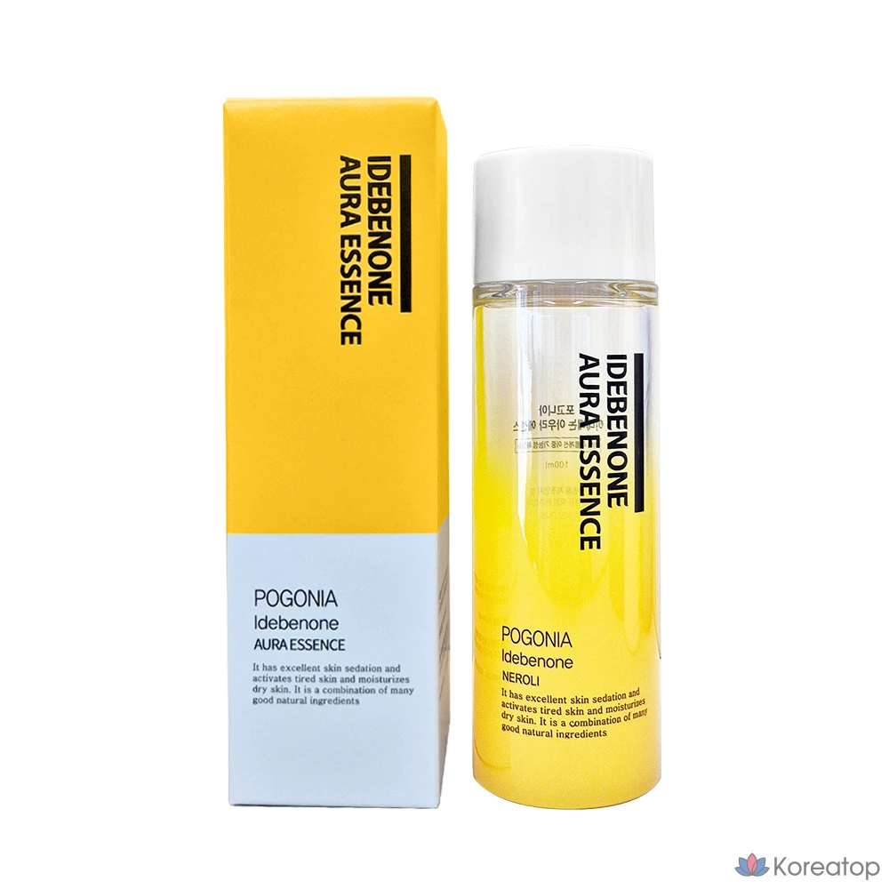 Pogonia Idebenone Aura Essence, 30 000 ppm идебенона, без эмульгатора, 110 мл, функциональное средство для уменьшения морщин и отбеливания, 1 шт., 100 мл