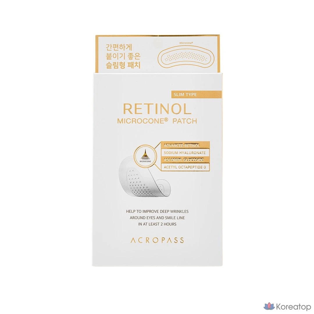 Патчи для глаз AcroPass Retinol Slim Fit, 1 шт.