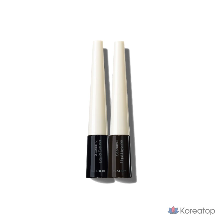 Жидкая подводка для глаз Saemmul (The Saem), 5 г, 1 шт., цвет 01 Deep Black