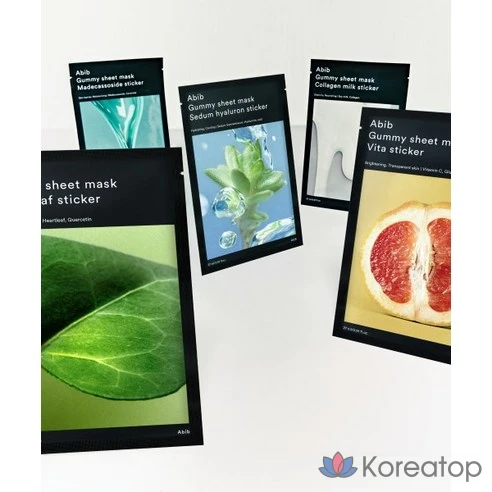 Тканевая маска для лица Abib Gum Ddak Ji Sheet Mask Sticker, 5 шт.