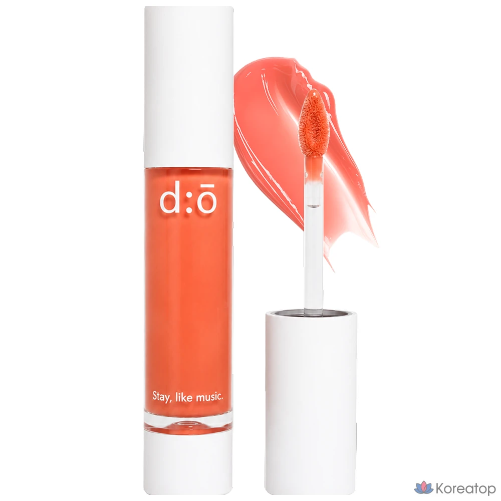 Бальзам для губ YNM Dodo Lip In Tune Performance Lip Score Lip Gloss Triple Care, оттенок D9 Coral Beat, 4 г, 1 шт.