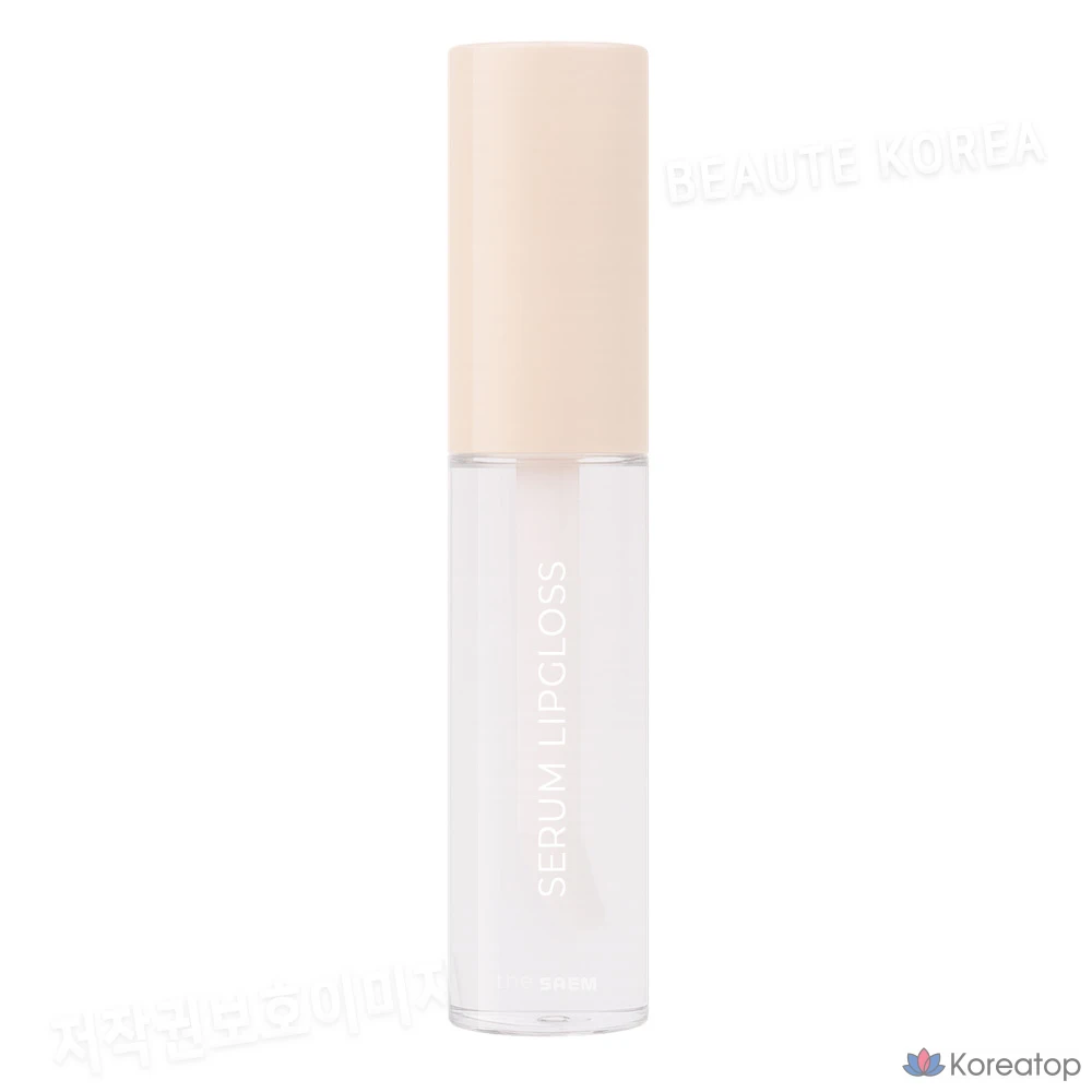 Блеск для губ The Fountain Spring Water Serum, прозрачное покрытие WH01 (увлажняющий блеск), 1 шт