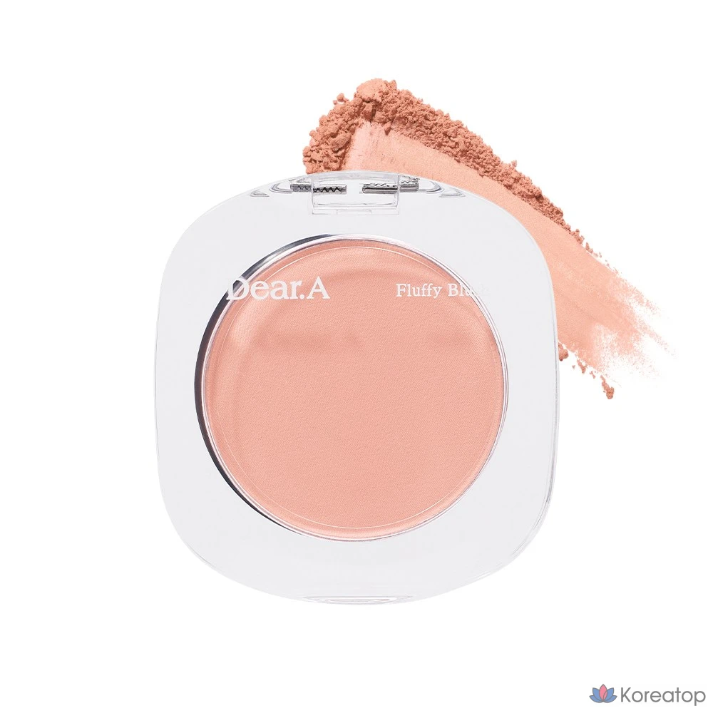 Dear.A Пушистые румяна, 06 Персиковый сорбет, 1 шт.