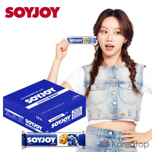 Черничные батончики Soyjoy с высоким содержанием белка и клетчатки, без глютена