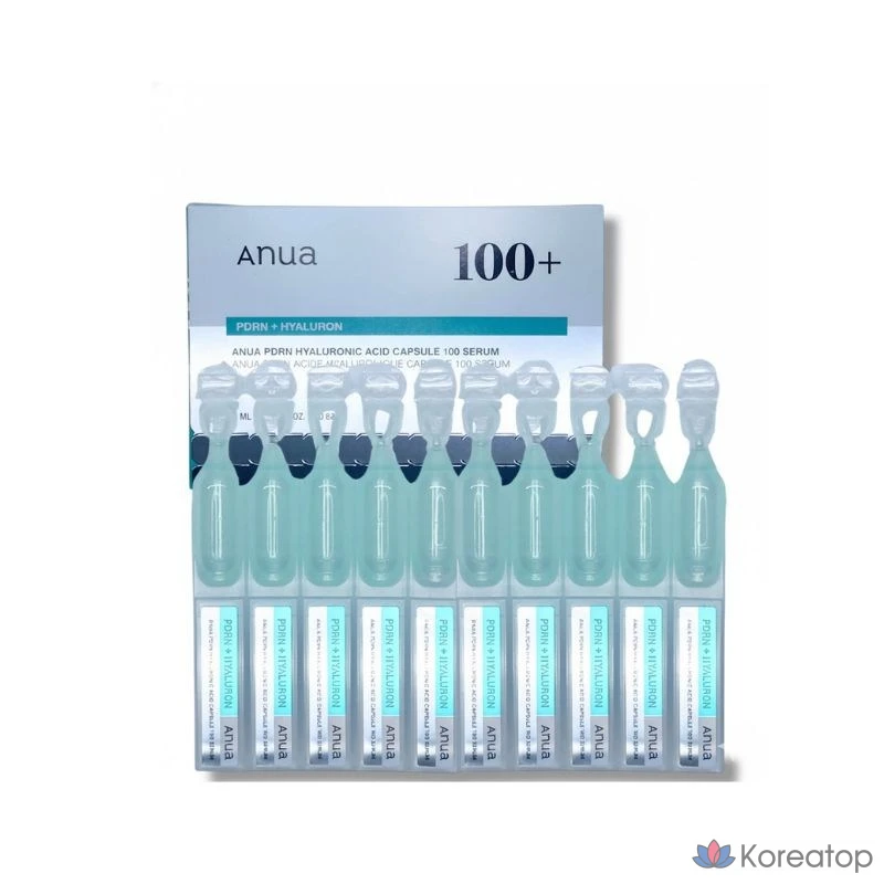 Сыворотка-ампула Anua PDRN Hyaluronic Acid Capsule 100 Salmon Serum, 10 мл, 1 шт.