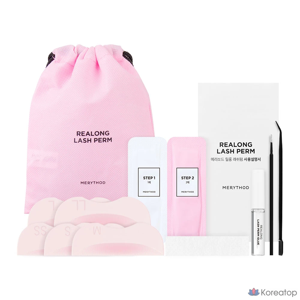 Набор для химической завивки ресниц Merythod Relong, разные цвета.