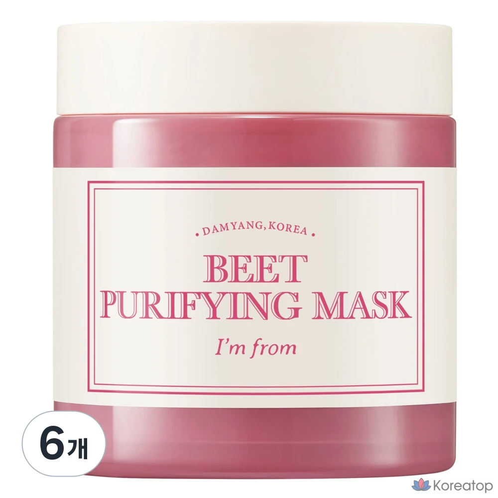 Маска для лица I'm From Beet Purifying Mask, 110 г, 6 шт.