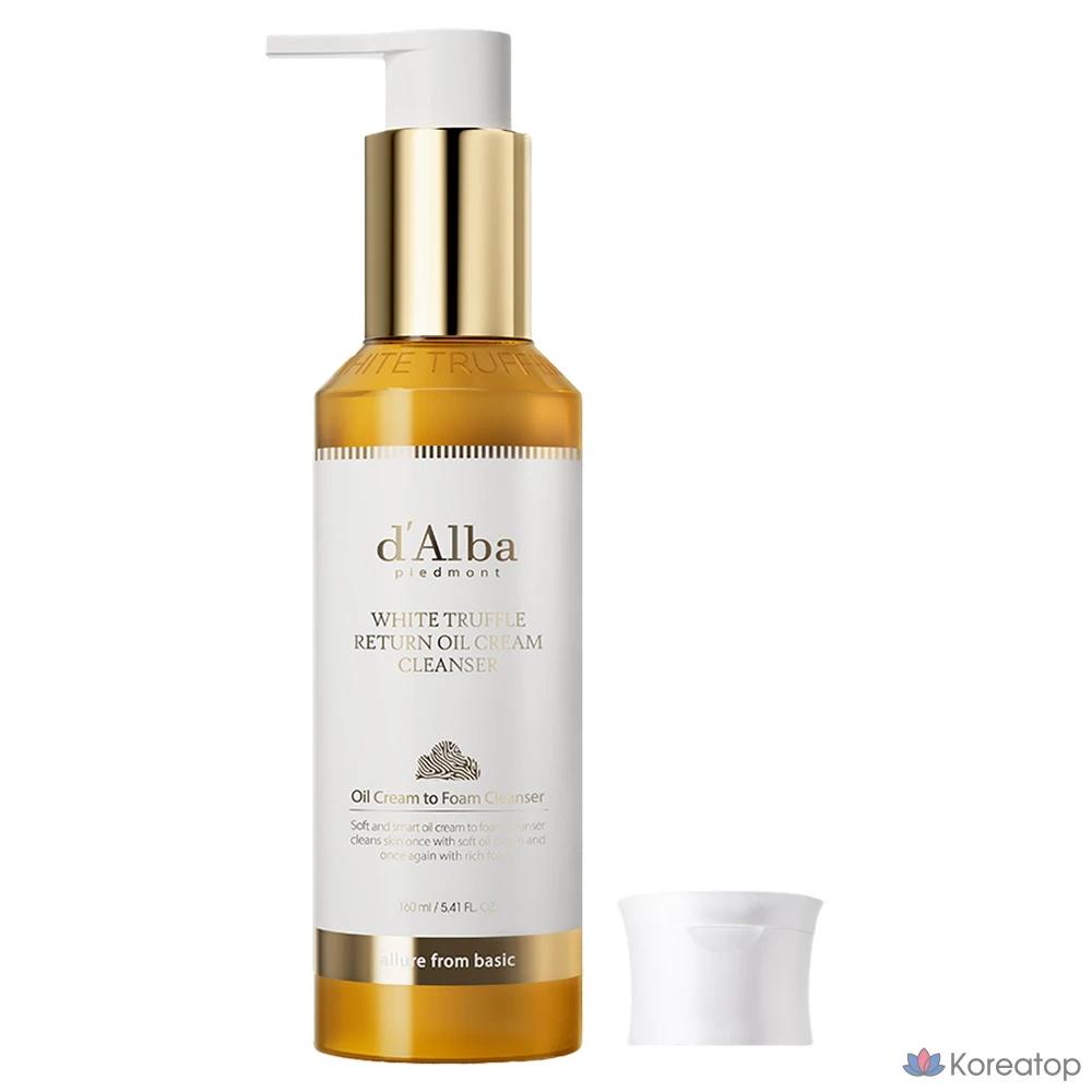 Гидрофильное масло d'Alba White Truffle Return Oil Cream Cleanser, 160 мл, 1 шт.