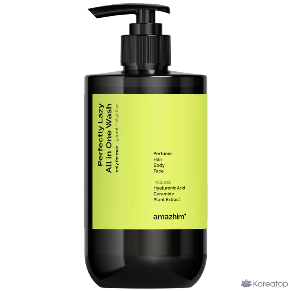 Amazhim Мужское универсальное средство для умывания Perfectly Lazy, 500 мл, 1 шт.