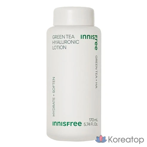 INNISFREE Увлажняющий лосьон для лица Green Tea Seed Hyaluronic Lotion, 170 мл