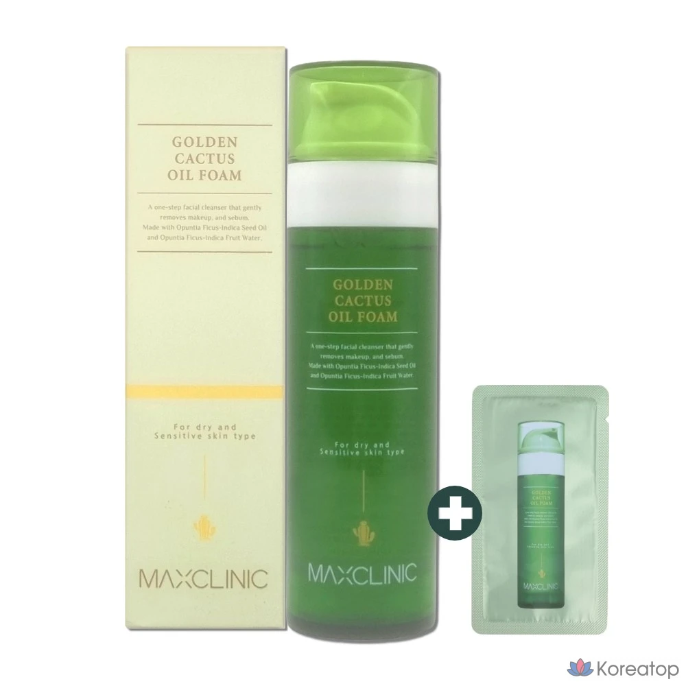 Очищающее масло MAXCLINIC Golden Cactus Oil Foam, 110 г, 1 шт.