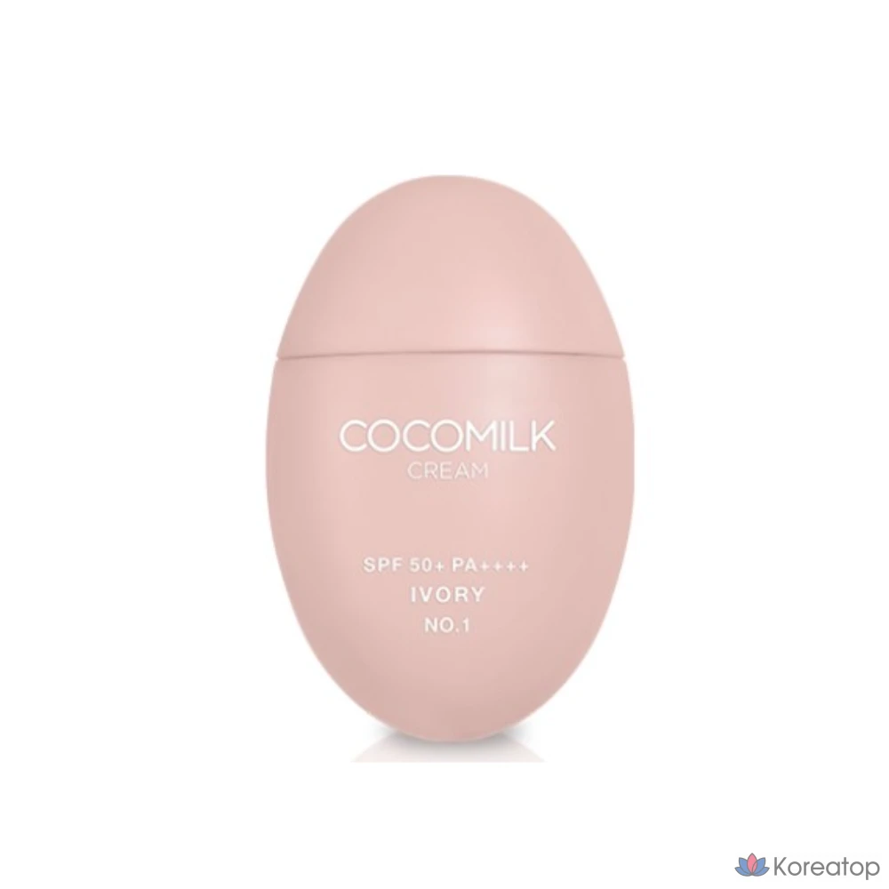 Солнцезащитный крем CHOSUNGAH Cocomilk Cream SPF50+ PA++++, оттенок Ivory 1, 50 г, 1 шт.