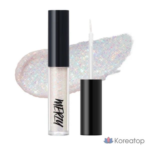 Тени для век MERZY Windy Pop Eye Glitter, оттенок PE2 Popping Candy, 1 шт.