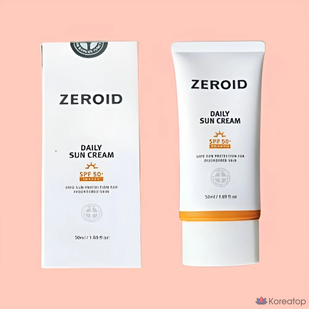 Солнцезащитный крем Zeroid Daily Sun Cream SPF50+ PA++++, 50 мл, 1 шт.