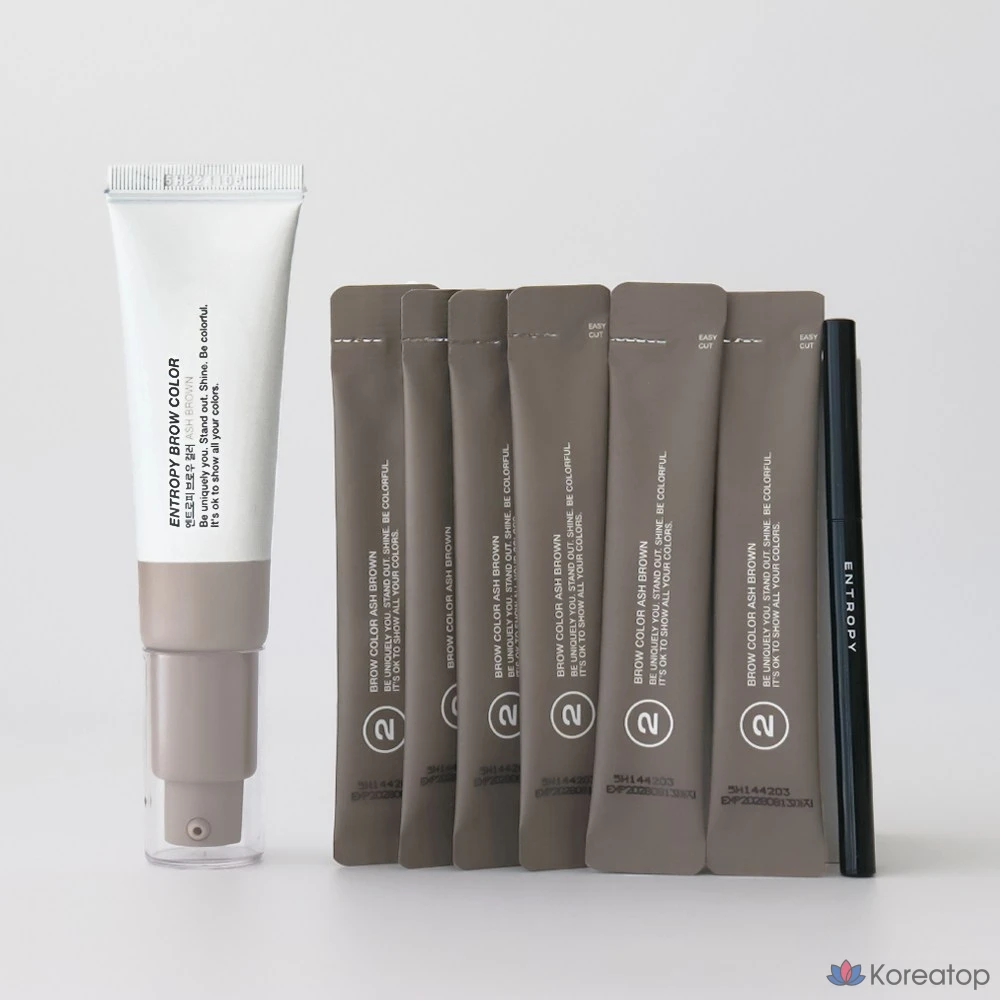 Цвет для бровей Entropy, пепельно-коричневый, 1 шт.