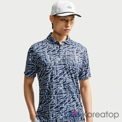 Поло мужское Nike Dri-FIT Tartan Camo Print Golf Polo
